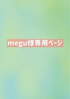 megu様専用ページ