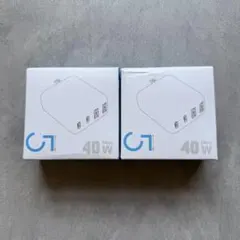 合計40W 急速充電器 タイプc 充電器 4台同時充電・超低温・折畳み式　2個