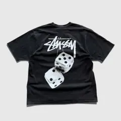 Stussy Fuzzy Dice Tee Fade Black Lのサムネイル