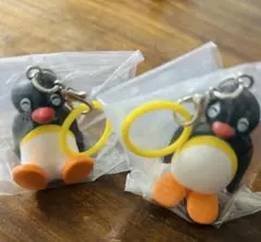Pingu ピングー フィギュアチャーム　めじるしアクセサリー2個セット