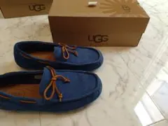 UGG モカシン ブルー スエードのサムネイル