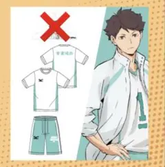 及川ハンガー　Tシャツ ハイキュー!!』日向翔陽や及川徹らの顔ハンガーが登場。メッシュ