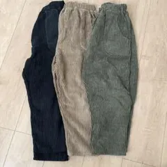 コーデュロイパンツ　3点セット