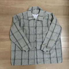チェック柄ジャケット XL