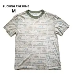 国内正規品 希少 FUCKING AWESOME 総柄 リンガーTシャツ Mのサムネイル