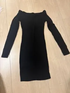 Dazy ブラックニットワンピース