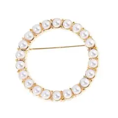 サークル ブローチ パール プレゼント ブーケ 入学式 卒業式 入園式 卒園式