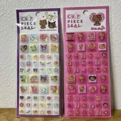 新品　国内正規品　サンリオ　日焼け タイルシール　CUT PEACE SEAL