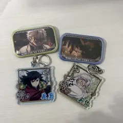 不死川実弥 冨岡義勇 アクキー、缶バッジセット