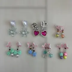 【美品】イヤリング　アクセサリー7点セット　キッズ　子供