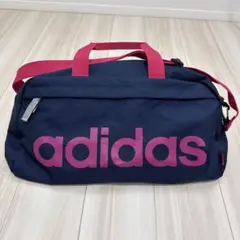 adidas アディダス 2way ボストンバッグ ネイビー×ピンク