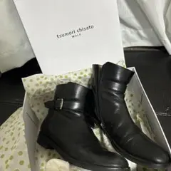 サイドゴアブーツ 本革