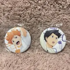 ハイキュー 缶バッジ 日向翔陽 影山飛雄 ガチャガチャ 烏野 セット