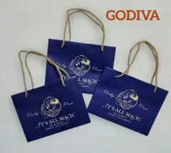 GODIVA ミッキーマウス ショップ袋 3枚セット