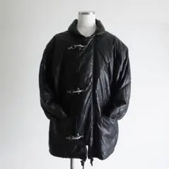 1990s Vallemosso カウレザー　ファイヤーマンジャケット　ブラック