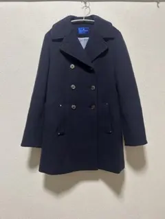 LA JOCONDE(ラジョコンダ)襟付きネイビーハーフコート Mサイズ