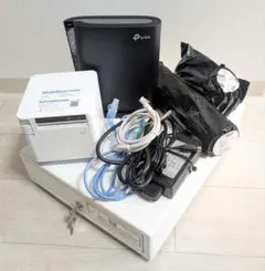 USENレジ周辺機器セット｜レシートプリンター・キャッシュドロア・ルーター付のサムネイル