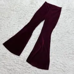 【c6343】Bershka カジュアルパンツ　コーデュロイ フレア