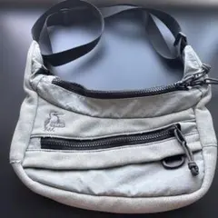 CHARMSチャムス　グレー ショルダーバッグ 便利　お洒落　土日お値引き中