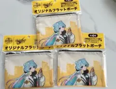 ジョージア　モンスターストライク オリジナルフラットポーチ ネオ　3個　モンスト