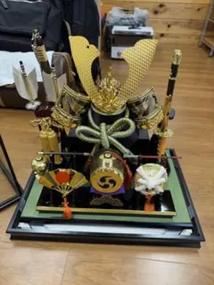 わかさや人形店閉店処分 天神様 五月人形 桑ガラスケース付き - メルカリ
