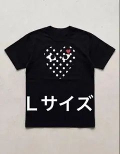 PLAY COMME des GARCONS Tシャツ ドット ハート Lサイズ