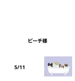 ピーチ様 ご確認用 専用ページ