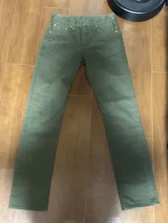 Levi's リーバイス511 デニム カーキオリーブグリーン スリム W27
