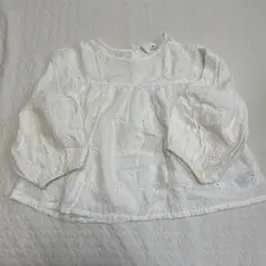 美品☆H&M☆刺繍レース 長袖ブラウス