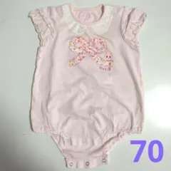 ベビー　HOT BISCUITS ホットビスケッツ　　半袖　ロンパース 70