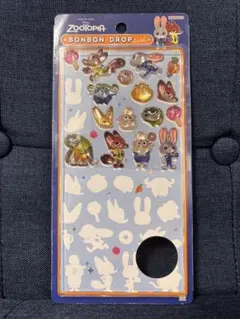 希少　ボンボンドロップシール　ズートピア通常　大サイズ　おすそ分け