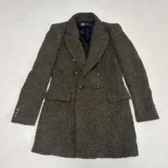 ZARA ダブルブレスト チェスターコート S