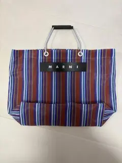 MARNI ストライプ トートバッグ