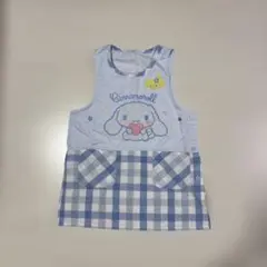 シナモロール エプロン チェック柄　保育士のサムネイル