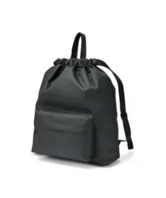 新品 無印良品 MUJI トートにもなる 巾着リュックサック ブラックのサムネイル