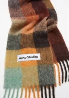Acne Studios チェック柄マフラー