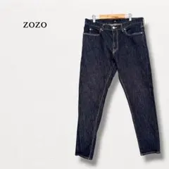 zozoNFC【L】スキニーストレッチデニムパンツ アンクル丈 インディゴのサムネイル