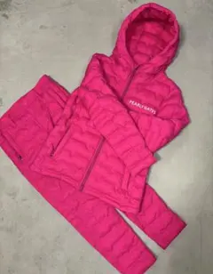 （美品）パーリーゲイツ、ダウンジャケットとパンツのセットアップ、サイズ0
