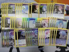 レムラム　デッキ　リゼロ　黄　レム　ラム　ユニオンアリーナ