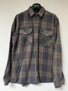 CODET チェックネルシャツ Lサイズ made in USA ネイビー