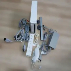 Nintendo Wii 本体 ホワイト 付属品セット ７点