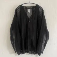 未使用タグ付】South2 West8 メッシュカーディガン M ニードルス