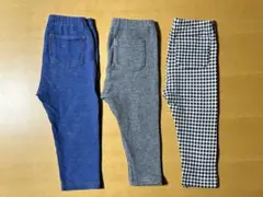 UNIQLO レギンス3点セット 80cm