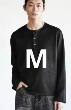 WYM REFINED WAFFLE HENLEY NECK L/S TEE - メルカリ