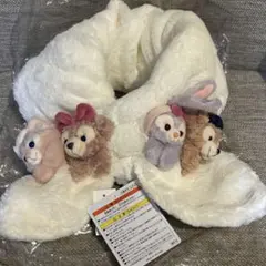 ディズニーシー　ダッフィー&フレンズぬいぐるみ付きマフラー