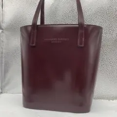 美品 キャサリンハムネット ロンドン バケツ型 ハンドバッグ バーガンディのサムネイル