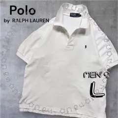 '90 Polo by Ralph Lauren ホワイトポロシャツ 刺繍