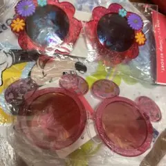 ディズニーリゾート　サングラス　ミニー　2個セット
