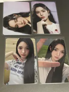 hearts2hearts ユハ QQ Music トレカ 4枚セット