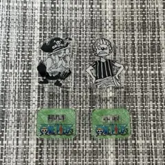 ワンピース アクリルminiフィギュア シャンクス バギー 2点セット